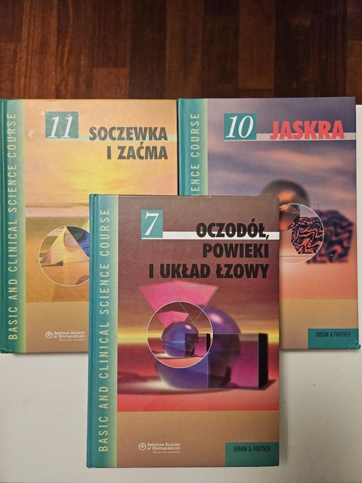 Okulistyka książki Basic Oczodół, jaskra, soczewka
