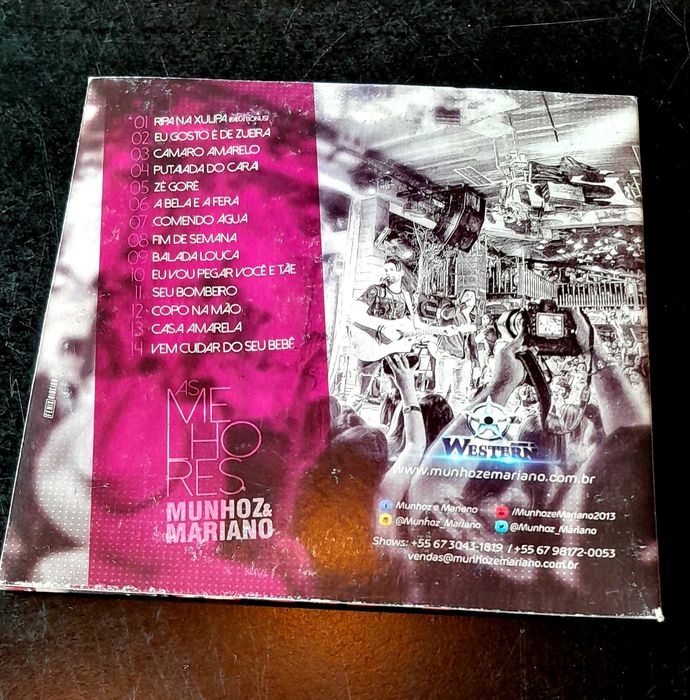 2 CDS  originais Munhoz e Mariano