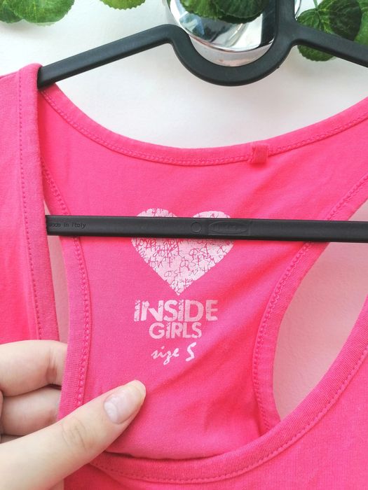 Top Desportivo Rosa Fluorescente