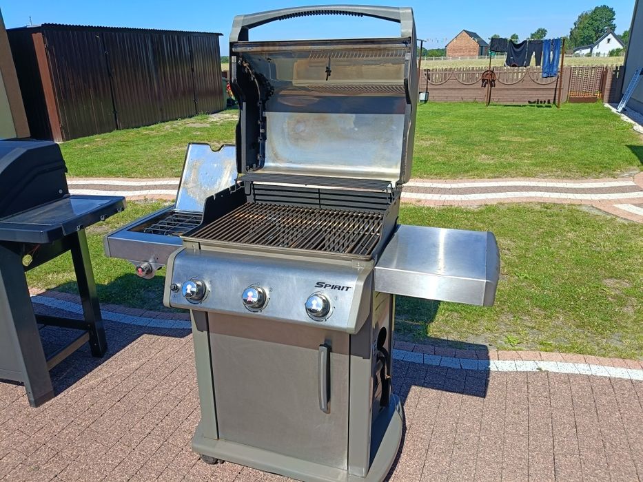 Grill gazowy konkret weber   tanio ciężki