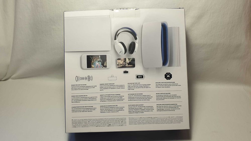 Słuchawki bezprzewodowe SteelSeries Arctis 7P+- NOWE.