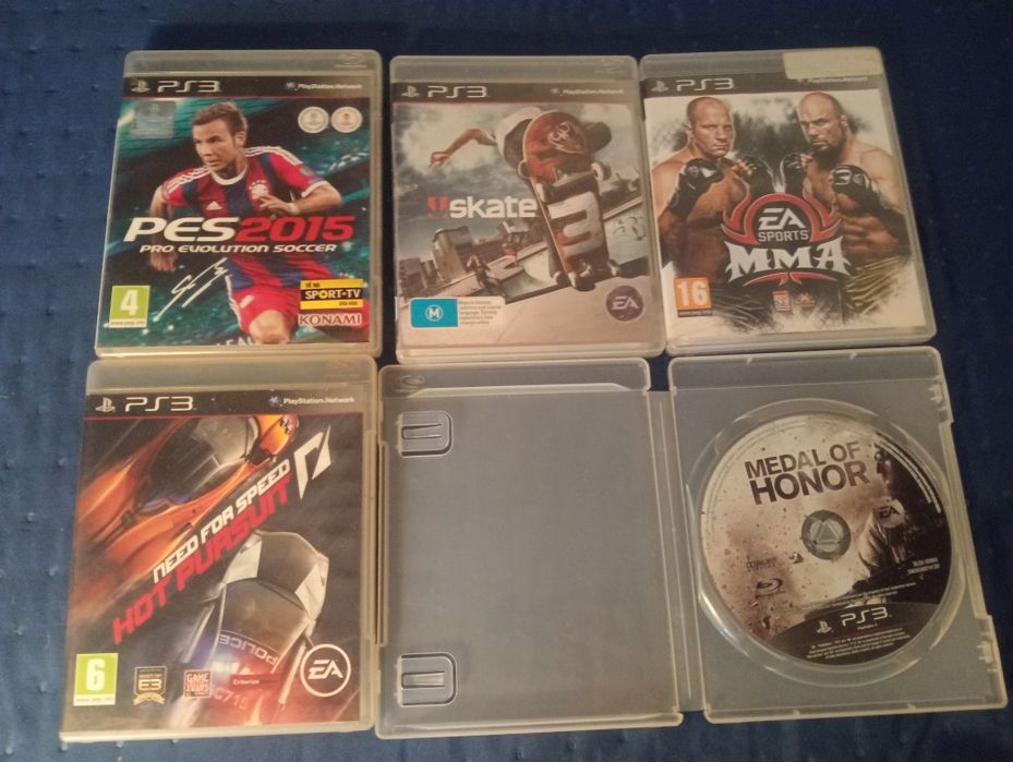 Lote de 5 jogos PS3 – vários títulos