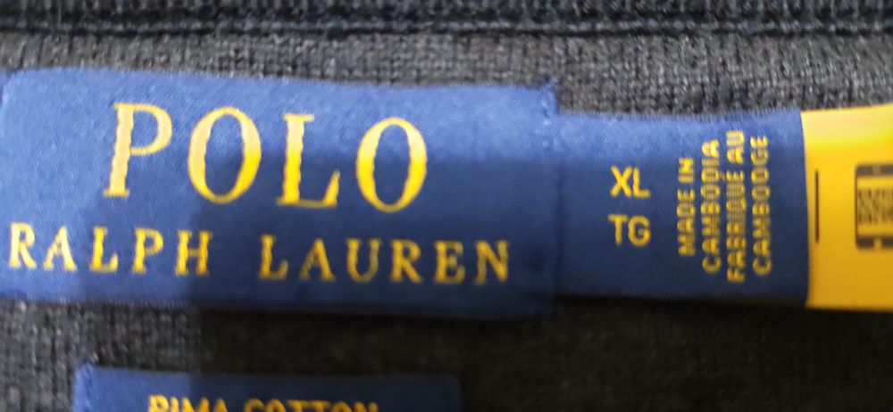 Sweter Ralph Lauren crewneck czarny  z długim  rękawem z  kolekcji l