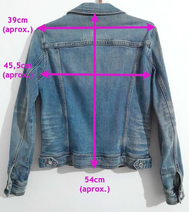 Blusão de ganga para senhora Zara Tam M