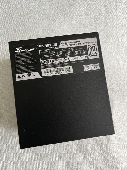 Fonte de Alimentaçao Seasonic PRIME Ultra 650w  Titanium