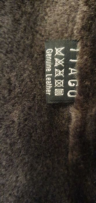 Дублянка, натуральна овчина,Туреччина, коротка, коричнева, р.54