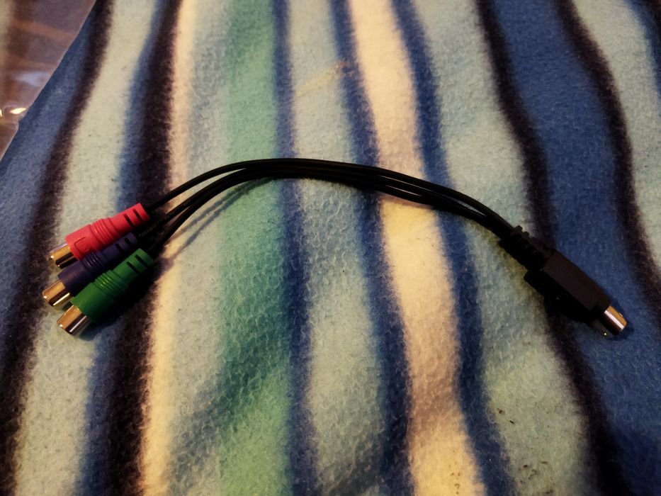 Kable audio din 7 na 3x Rca chinch żenski przejściówka zesta