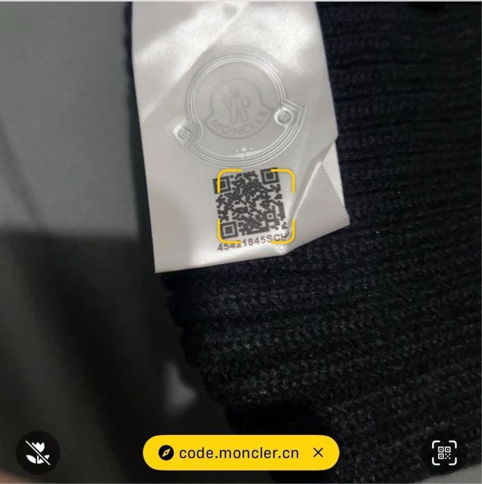 Gorro moncler preto