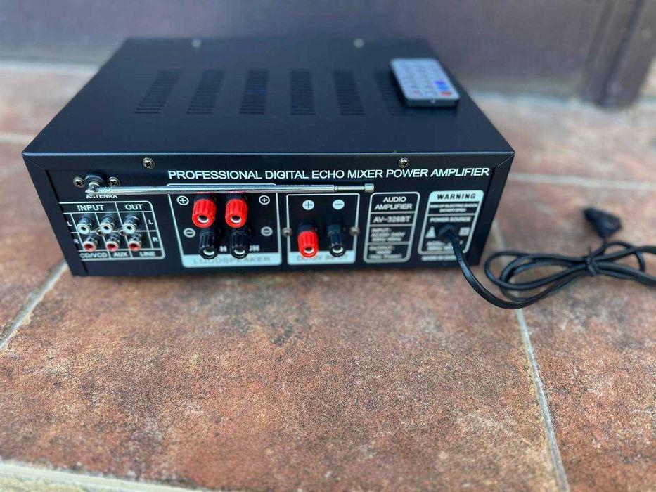 Усилитель звука 2️⃣х1️⃣5️⃣0️⃣w. Підсилювач. Ресивер. Караоке. Блютуз