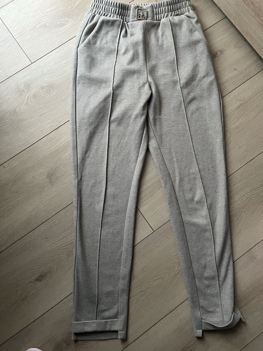 Твідова спідничка в гусячу лапку S, теплі брюки