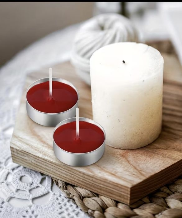 50 Potes metal para velas cera