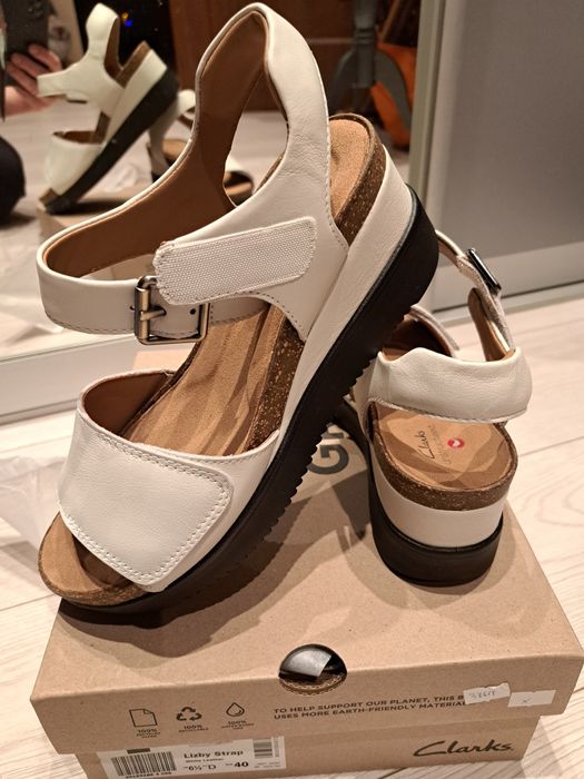 Clarks sandaĺki damskie rozmiar 40