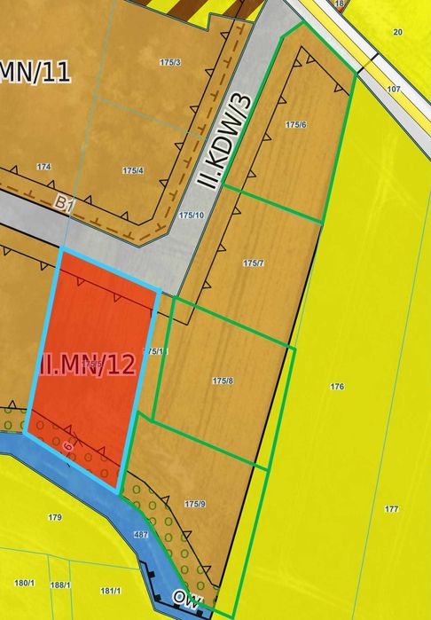 Działki budowlane w miejscowości Różana - Gmina Udanin