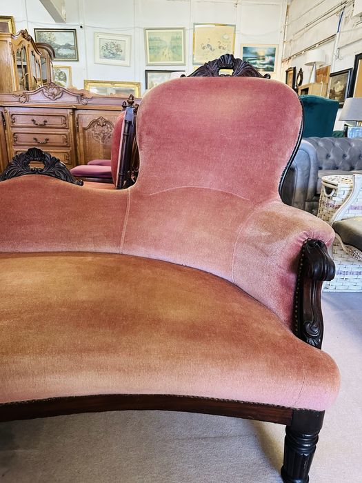 Konwersacyjna sofa w stylu wiktoriańskim :) ŚLICZNY ANTYK :)