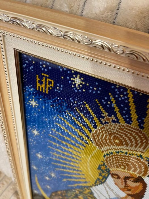 Алмазная вышивка "Остробрамская Божья Матерь"