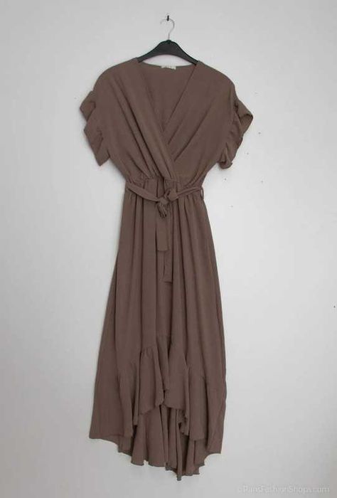 Sukienka damska w kolorze kakaowym L/XL