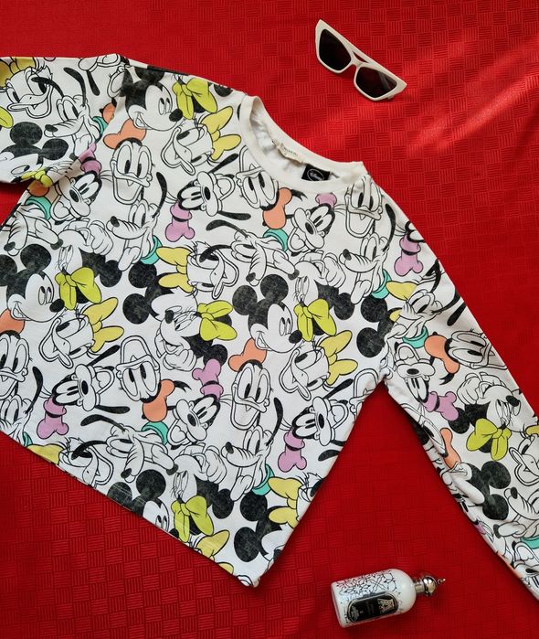 Жіночий світшот LC WAIKIKI розмір М батнік Disney реглан худі