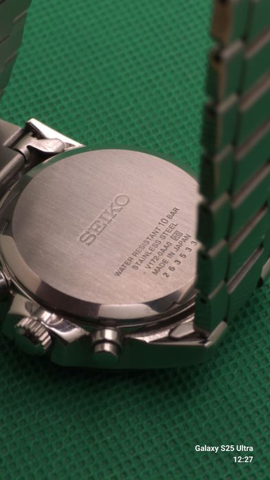 Seiko solar chronograph