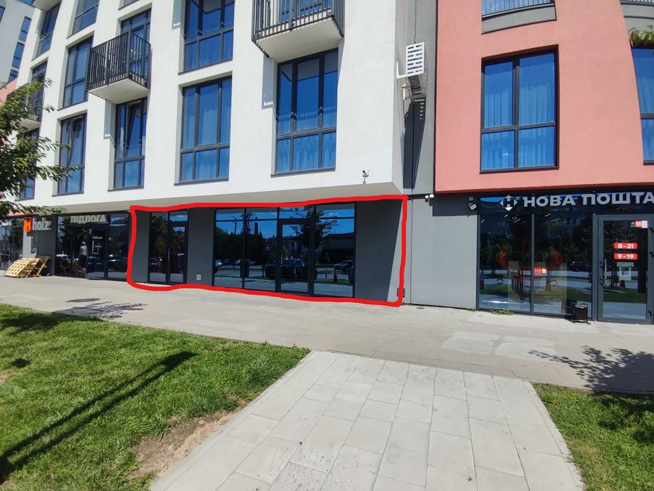 Оренда приміщення з ПДВ від власника у новобудові вул.Пасічна, 88м2