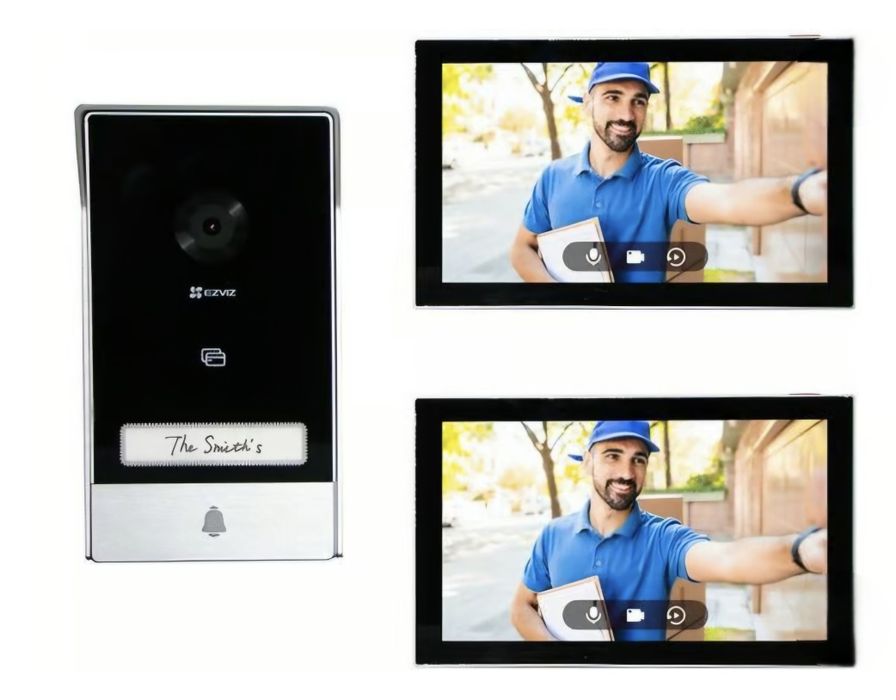 Комплект IP відеодомофону Ezviz CS-HP7 (CS-HP7 (3MP)) Оригінал