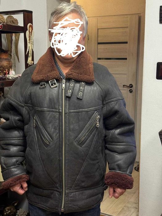 Kurtka męska kożuszek typu pilotka 54/56