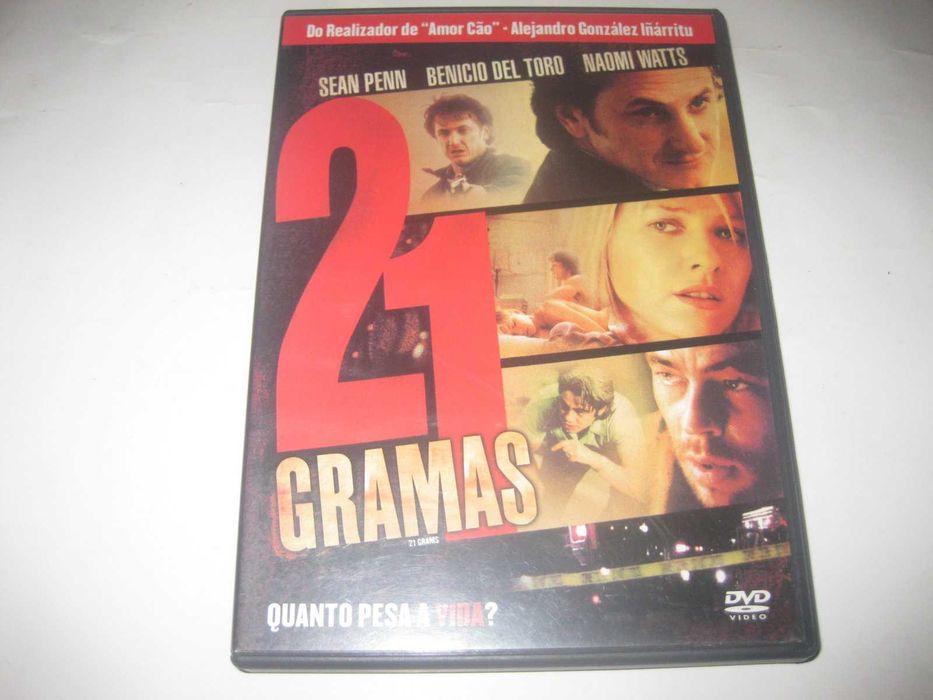 DVD "21 Gramas" com Sean Penn