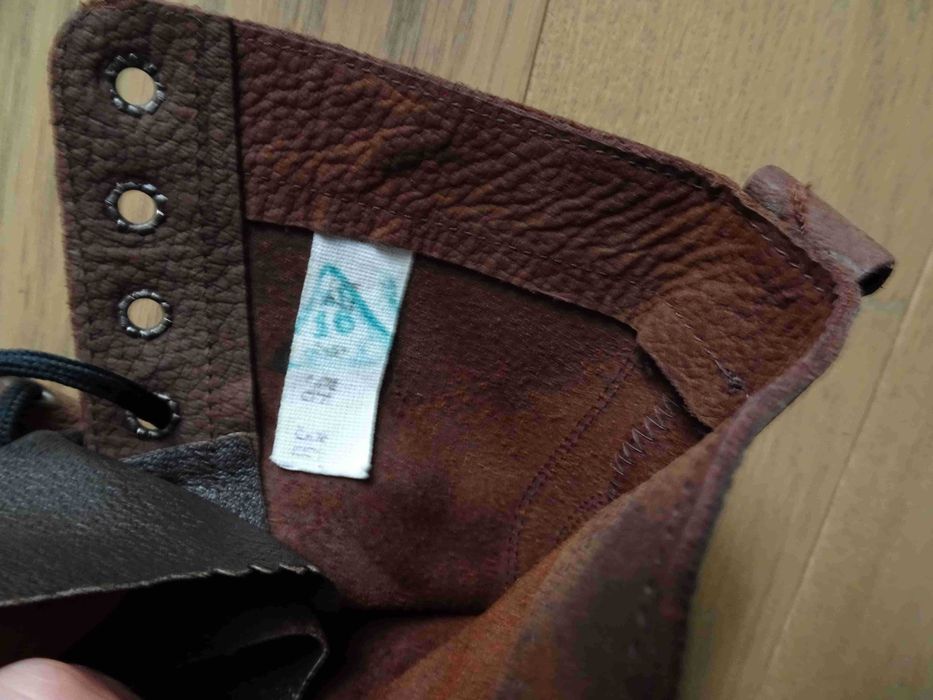 Buty skórzane brązowe damskie rozm. 38 NOWE