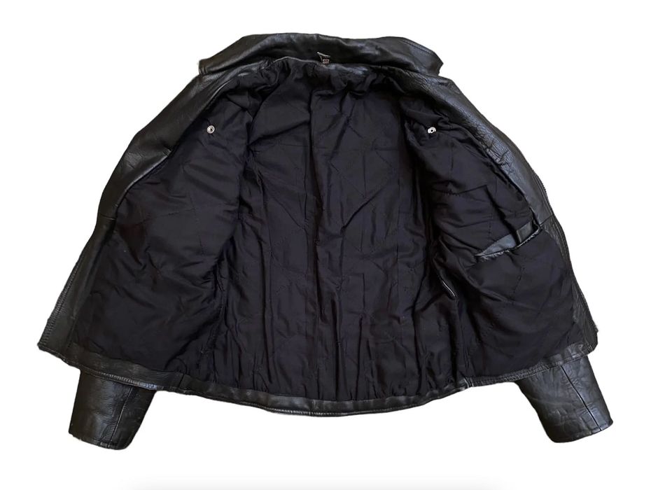 Вінтажна шкіряна куртка косуха панк гранж стиль Мото Байкерська