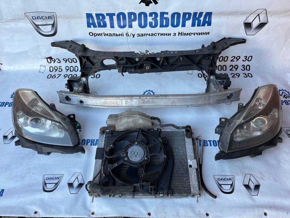 Фара , Телевізор ( панель передня ) , Радіатор RENAULT CLIO 3