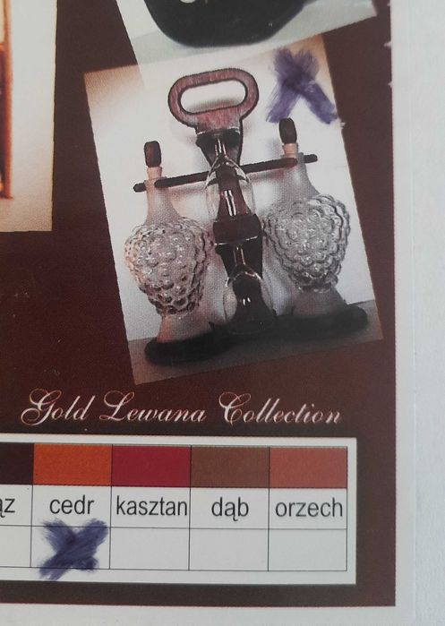 stojak z 2 karafkami