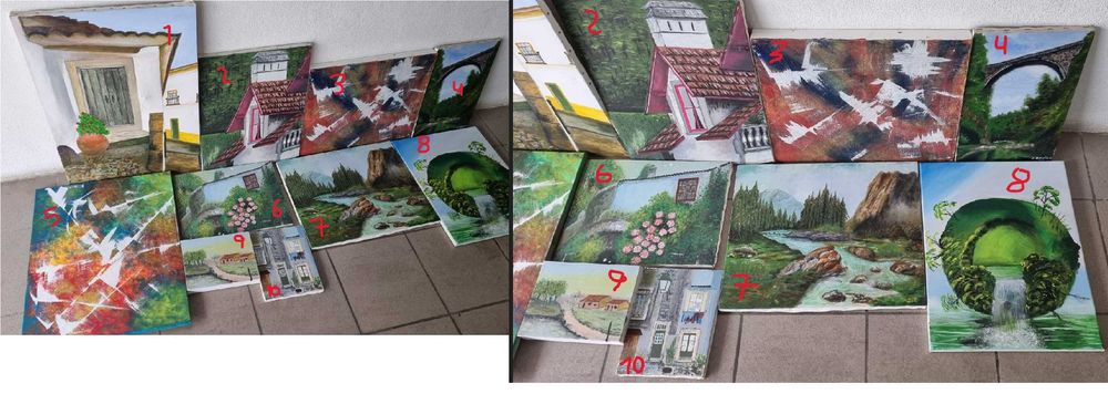 Various Paintings - Hand-Painted - €564738771596417120