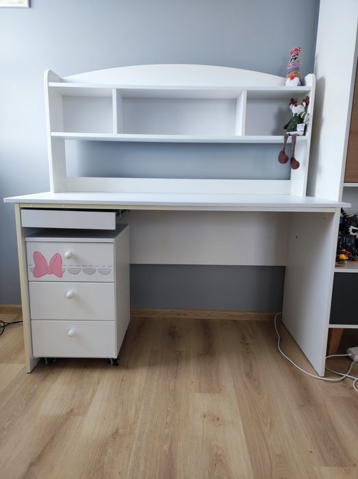 Biurko Meblik z nadstawką