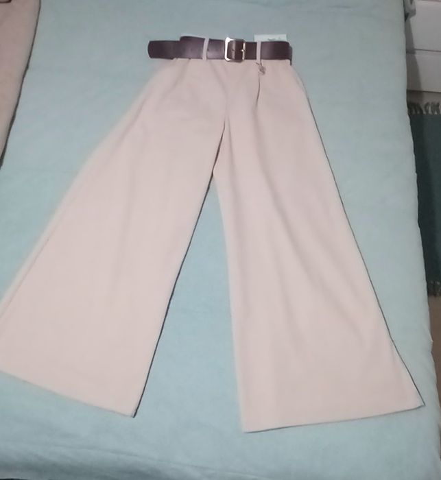 Calças novas bombazina bege - Veste até 42