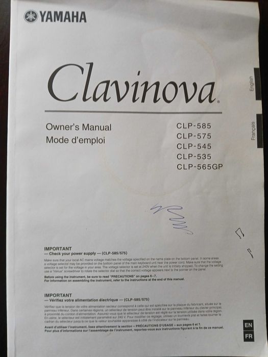 Piano Digital Yamaha Clavinova CLP-535