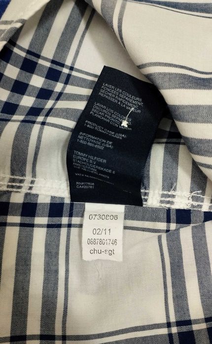 Tommy Hilfiger męska piękna koszula