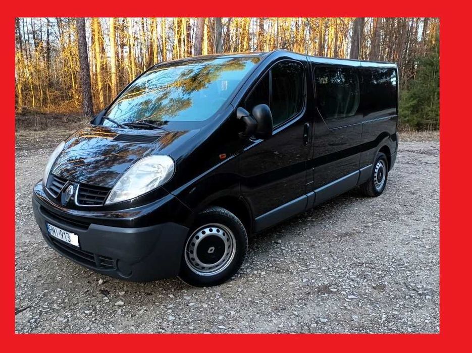 Trafic 2,0 DCI 115KM Dubel Kabina Brygadówka Klima Tempomat Long Zarej