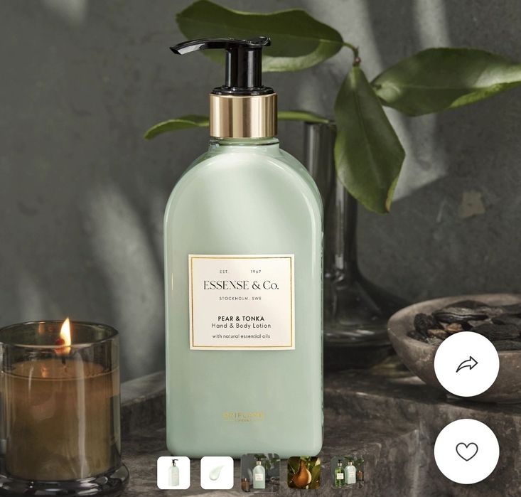 Nowy balsam z pompką gruszka tonka 300 ml Oriflame nowość