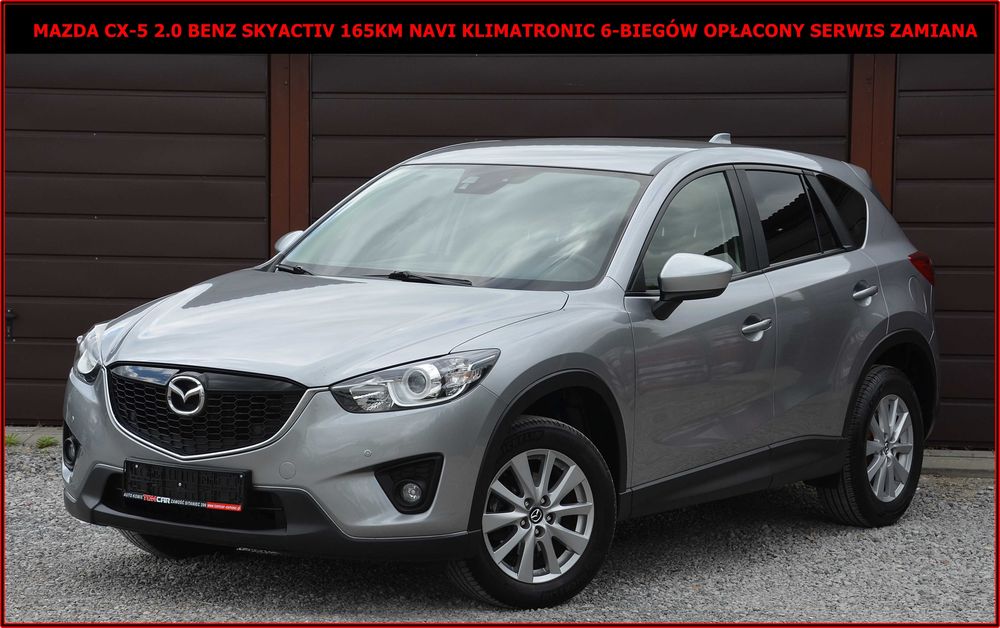 Mazda CX-5 2.0 Skyactiv Benz 165KM Navi Klimatronic 6-Biegów Serwis Zamiana Opłacona