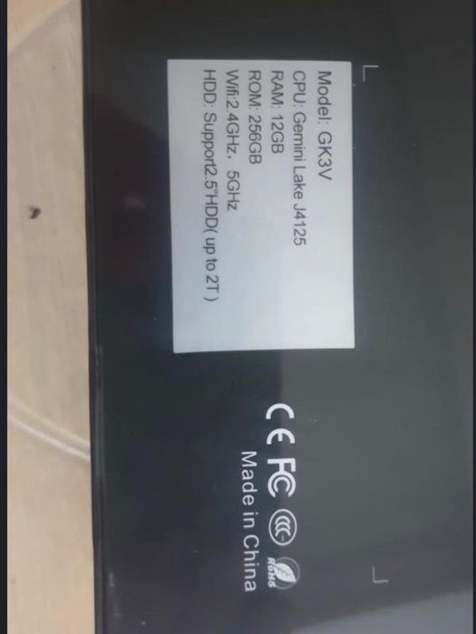 ПК  intel 12/512 windows 11 новый