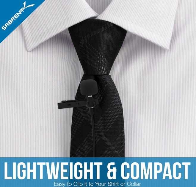 Sabrent AU-SMCR Mikrofon z Klipsem miniJack 3,5mm