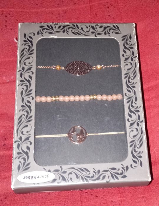 Комплект ювелірних виробів із стерлінгового серебра