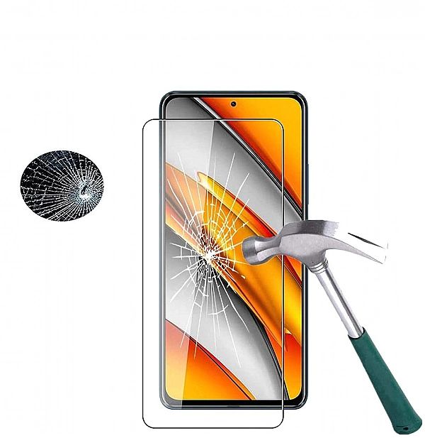 Szkło Płaskie 9H Hartowane do Xiaomi Poco F3