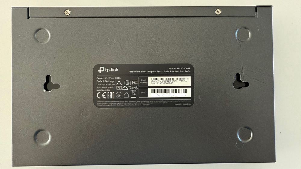 Tp-Link Switch TL-SG2008P (com PoE+)