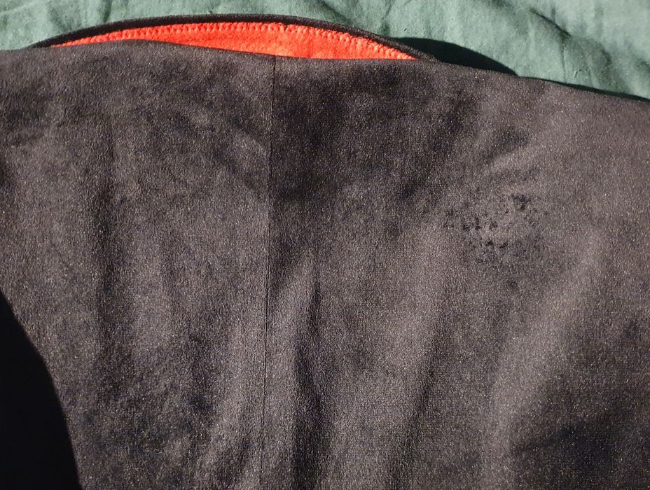 Aksamitna męska marynarka gotycka z podszewką z obrazem i kieszeniami