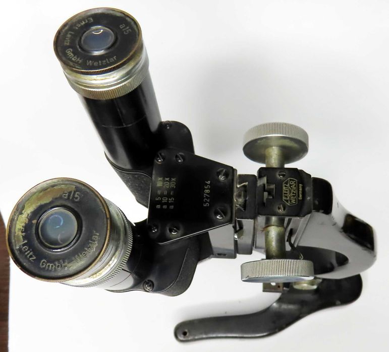 Mikroskop Stereo  Stereoskopowy E. Leitz