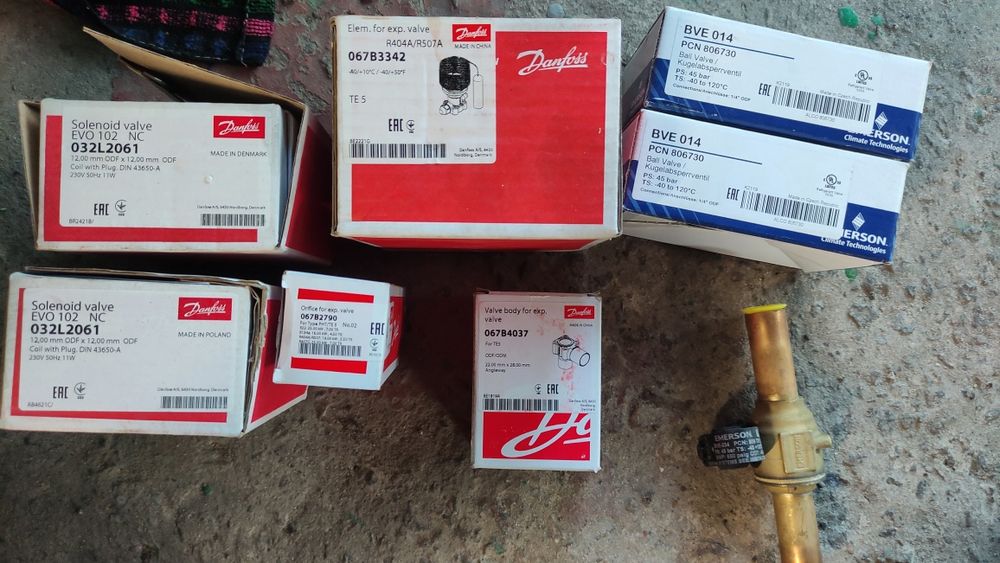 Danfoss (Данфосс) ТРВ, соленоид, вентиль Alco