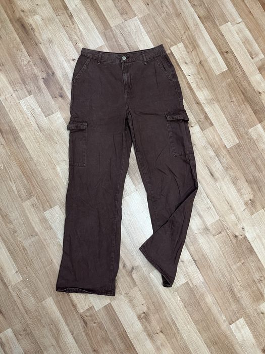Spodnie szerokie cargo damskie M/L