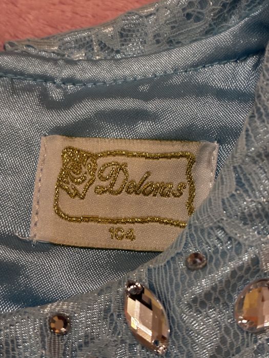 Сукня для дівчинки 3-5 років, плаття сніжинка краплинка