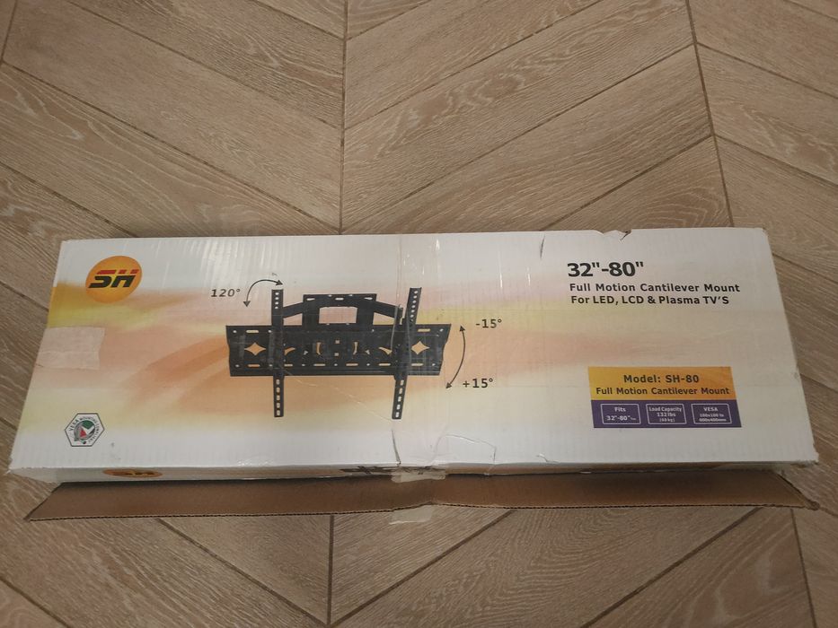 Uchwyt na telewizor do 80" NOWY