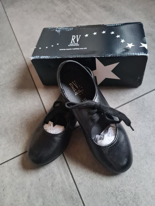 Roch Valley buty do tańca. Niski obcas. Czarne. NOWE. Rozmiar 32,5